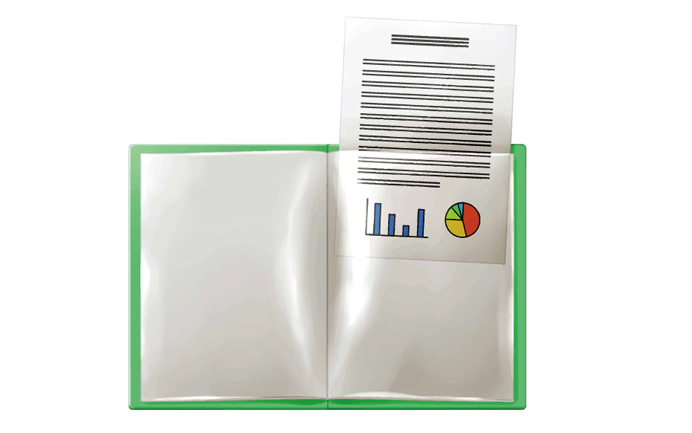 クリアポケットホルダー