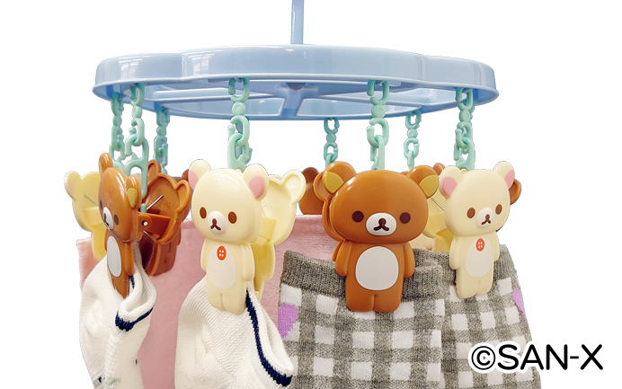 洗濯ピンチハンガー使用イメージ